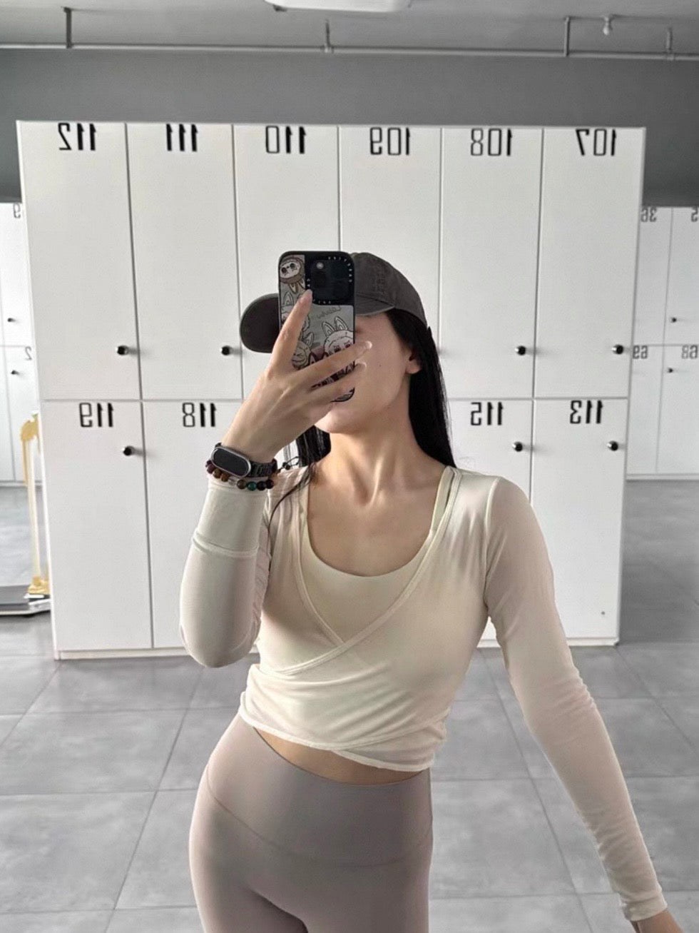 シアーカップイントップス＋フレアレギンスセット