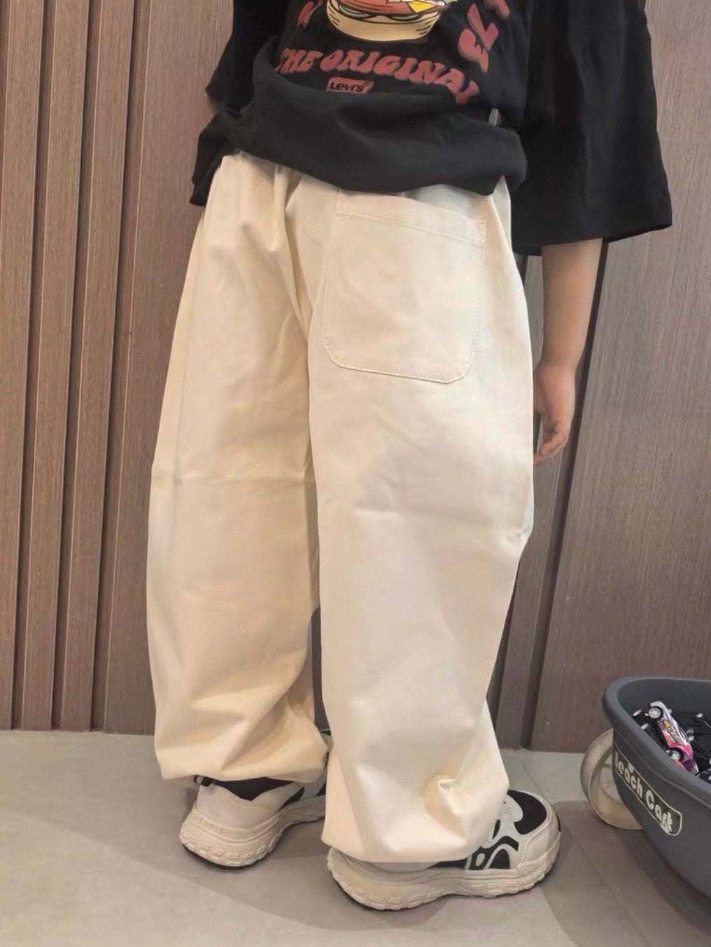 【KIDS】ニュアンスアートデザインパンツ