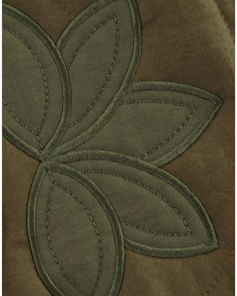 フラワー柄キルティングジャケット