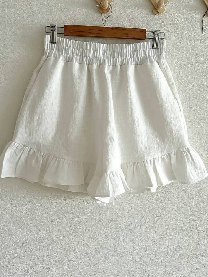 フリル付きブラウスショーツセット