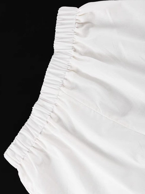 フリル付きブラウスショーツセット