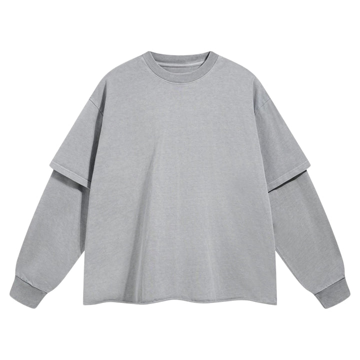 ヴィンテージライク12オンスレイヤードスリーブプルオーバー