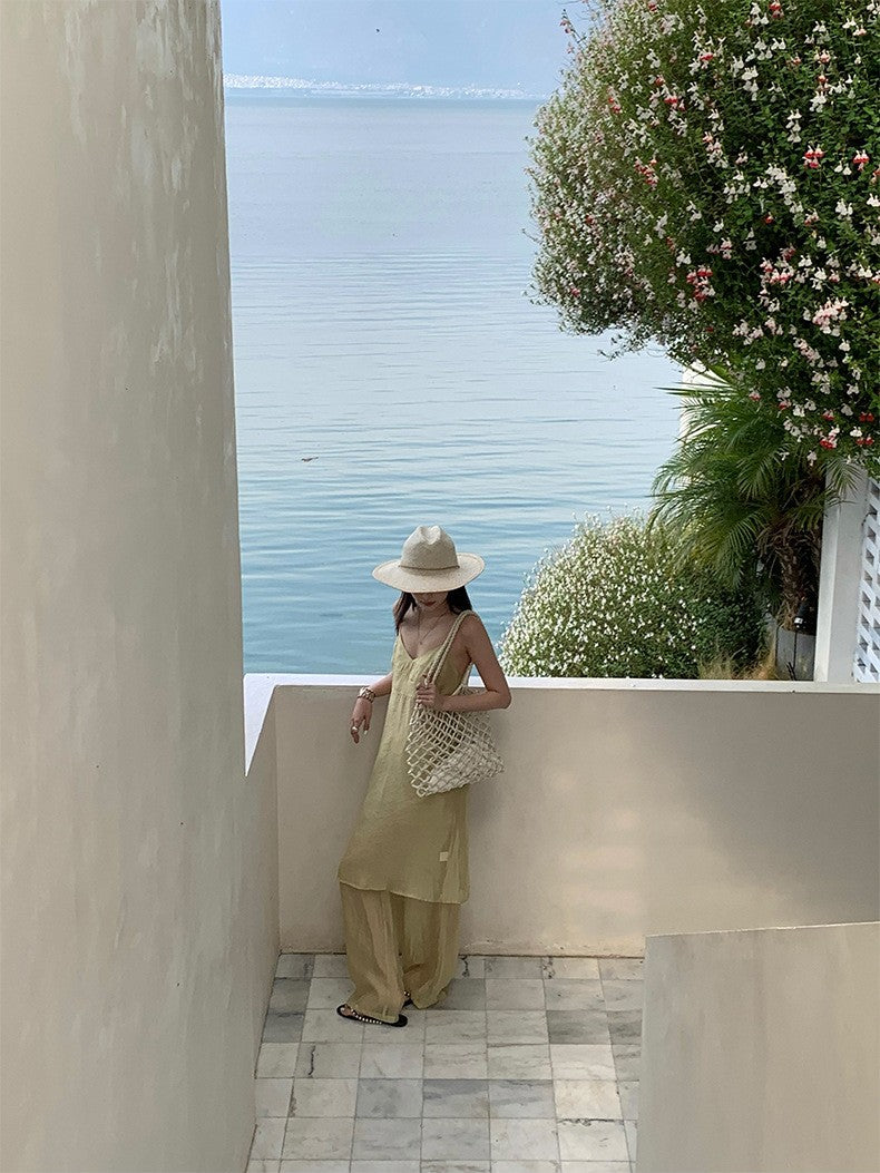 シアーリラックスパンツ