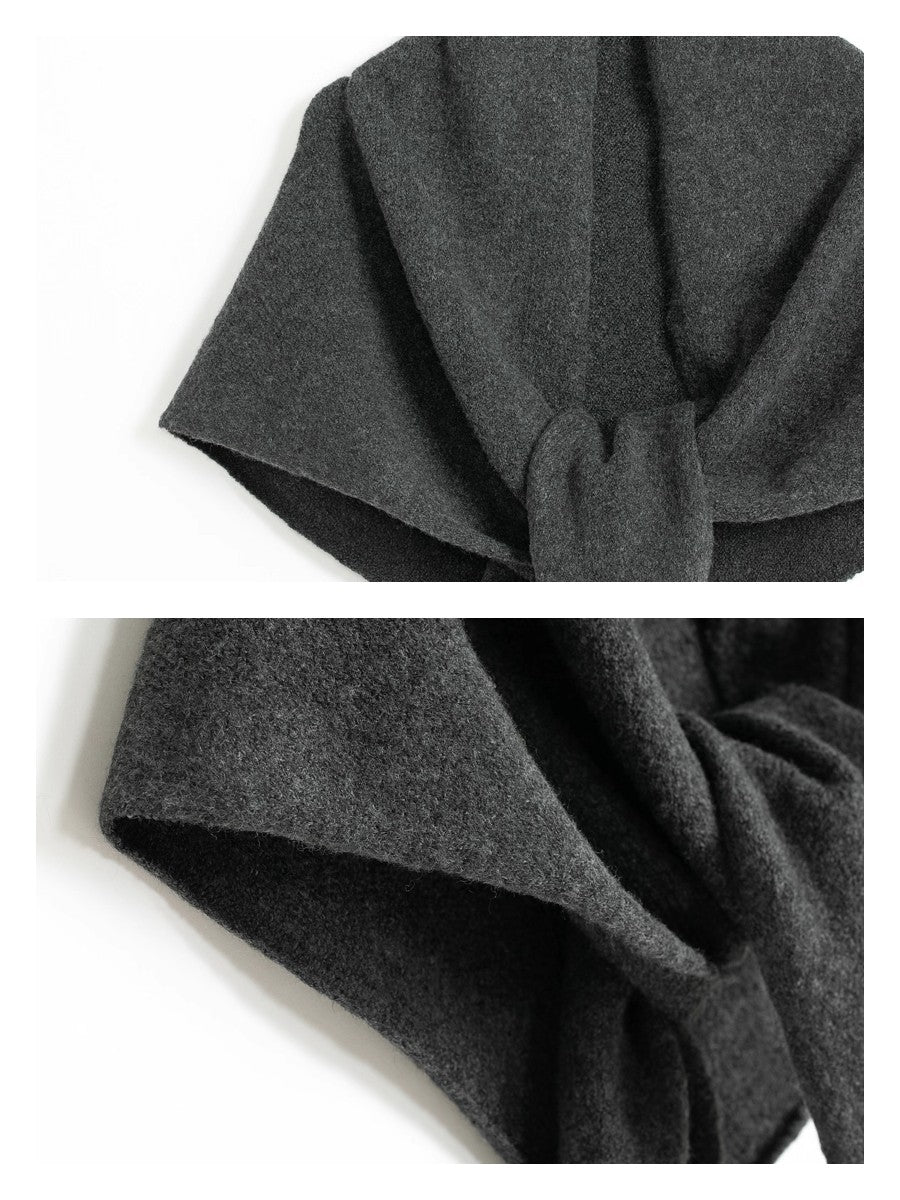 2wayニットケープ