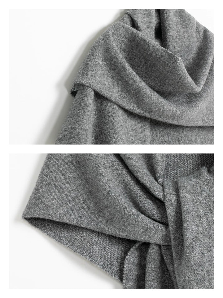 2wayニットケープ