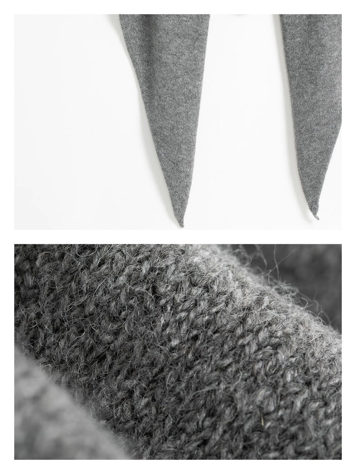 2wayニットケープ