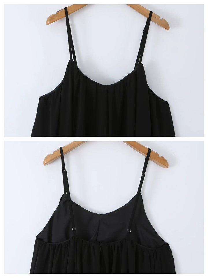 シフォンフレアミニワンピース