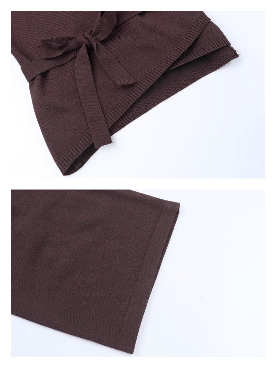 2ピース ラップニットセットアップ