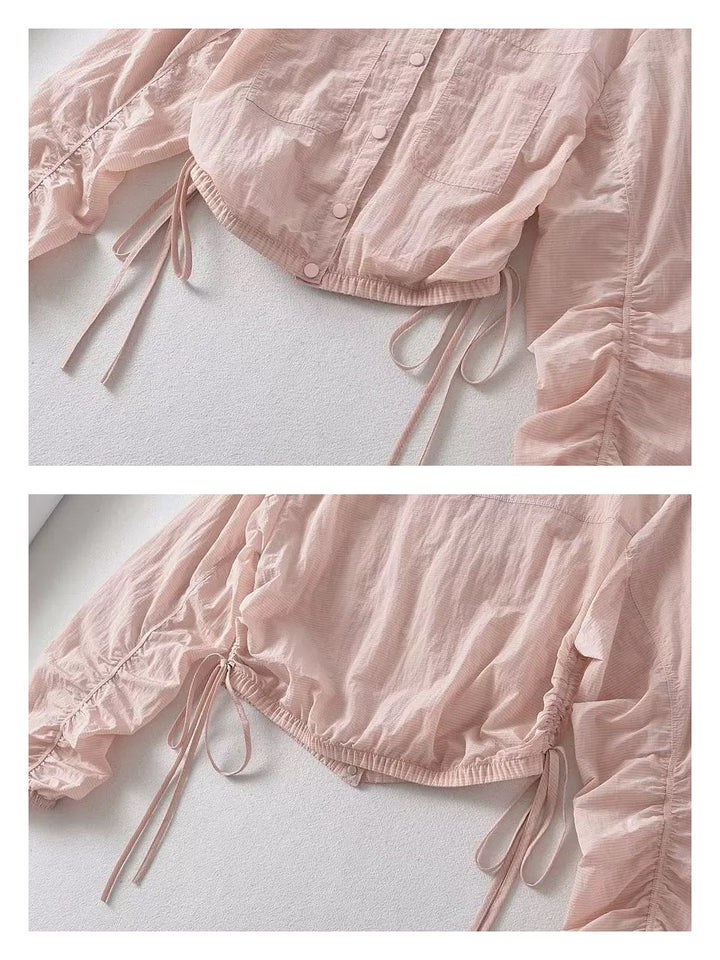 ライトウエイトシャーリングスリーブジャケット