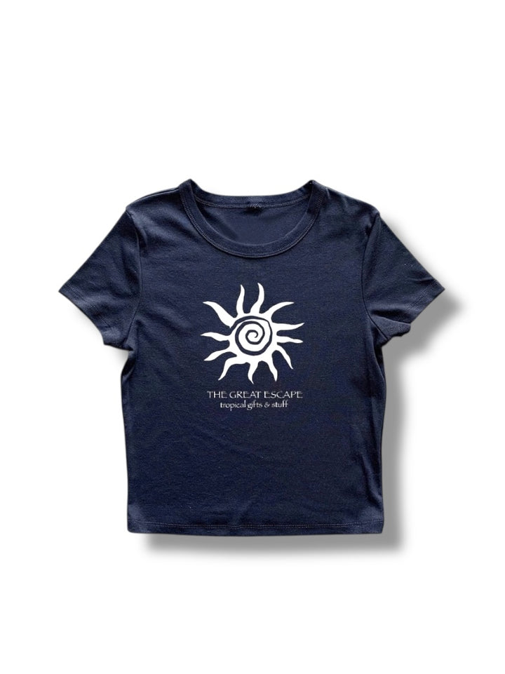 THE GREAT ESCAPE SUN プリントTシャツ