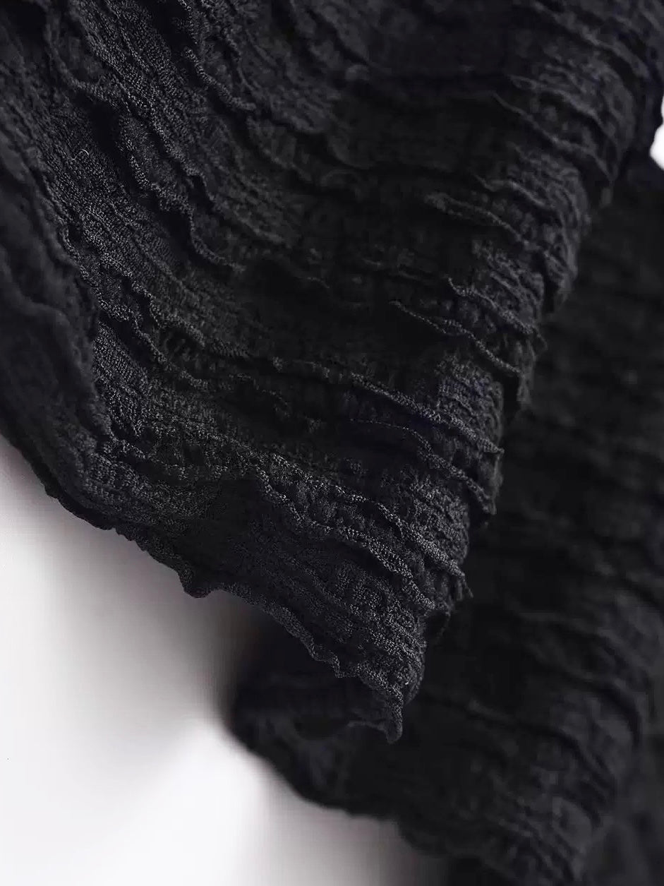 シアークレープリボンカーディガン