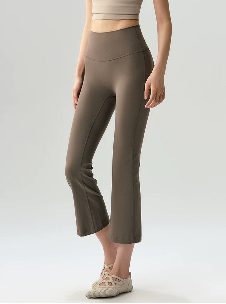 アクティブクロップドレギンスフレアパンツ