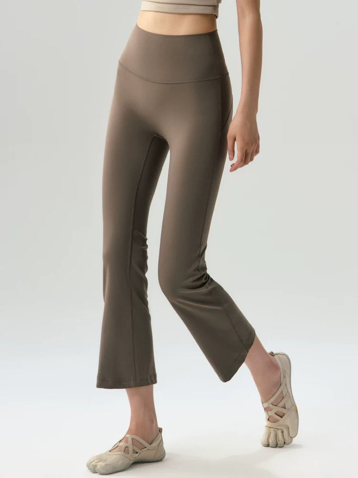 アクティブクロップドレギンスフレアパンツ