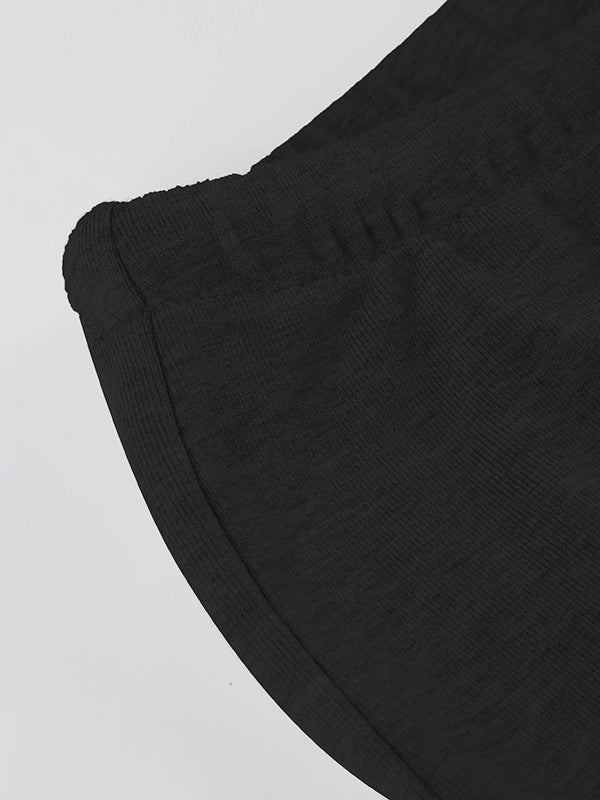 ストレートイージー裏起毛パンツ