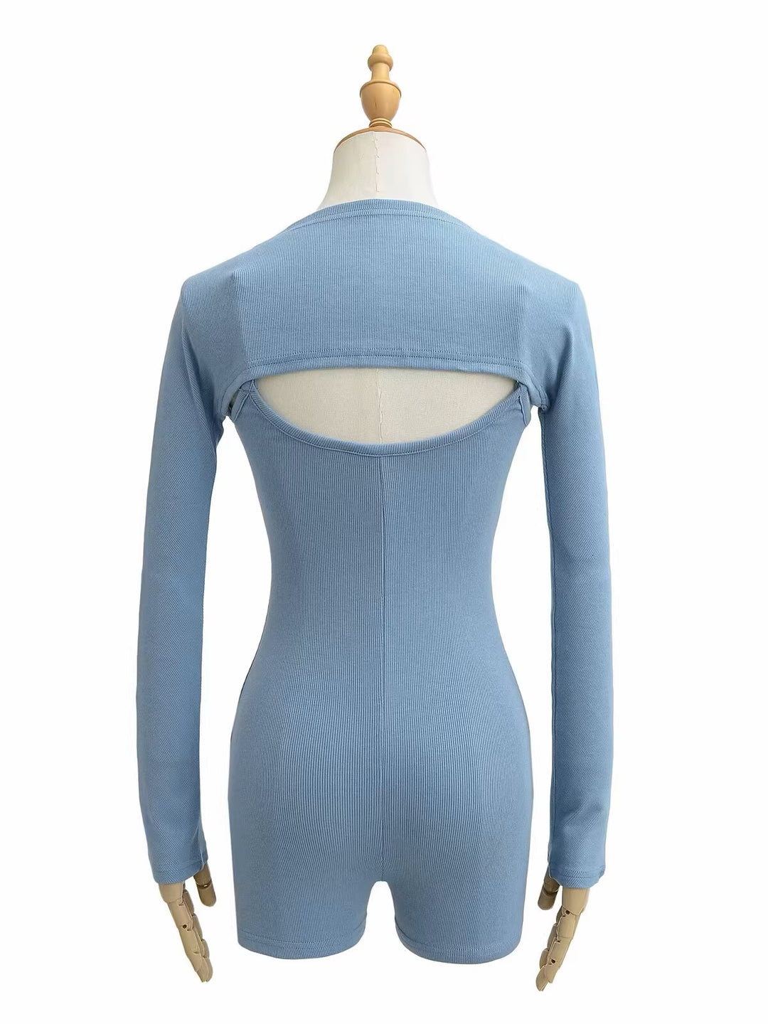 2WAYリブフィットワークアウトロンパース