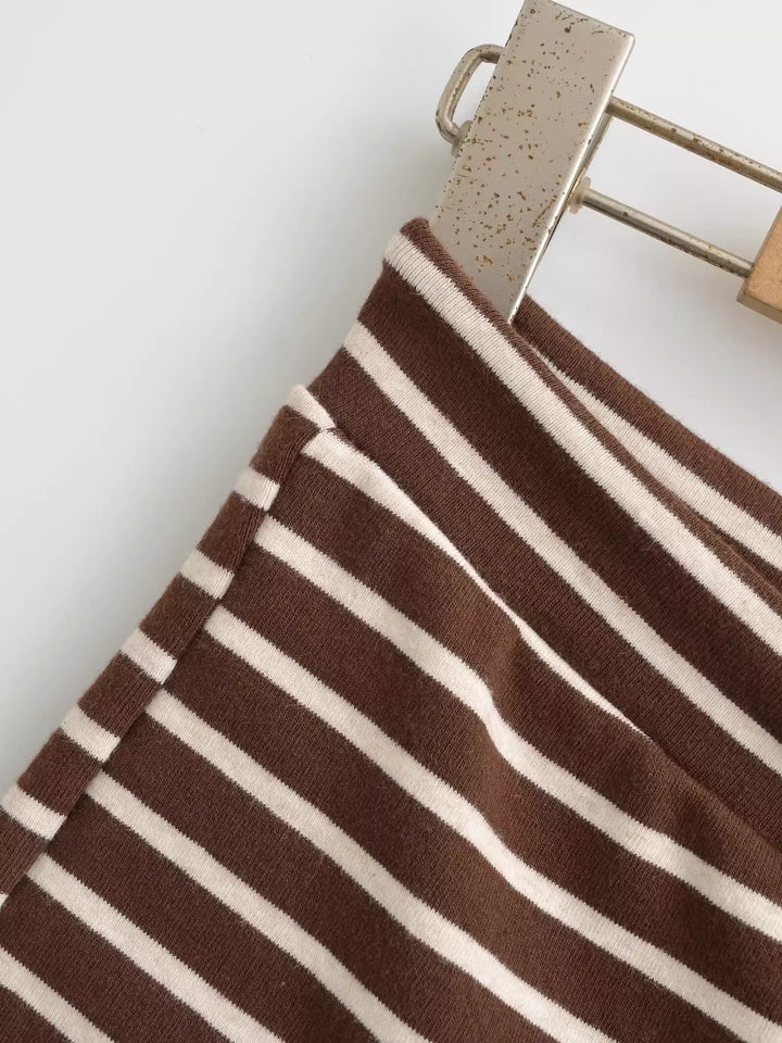 ボーダーローライズショートパンツ