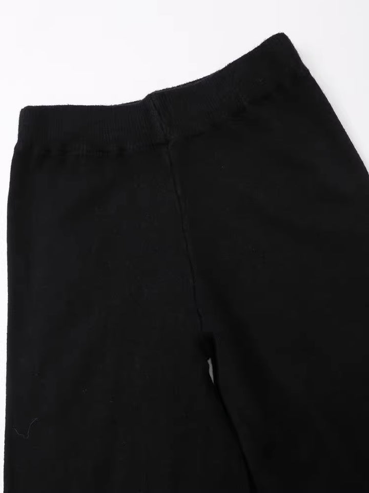 ニットラップカーディガンパンツセット