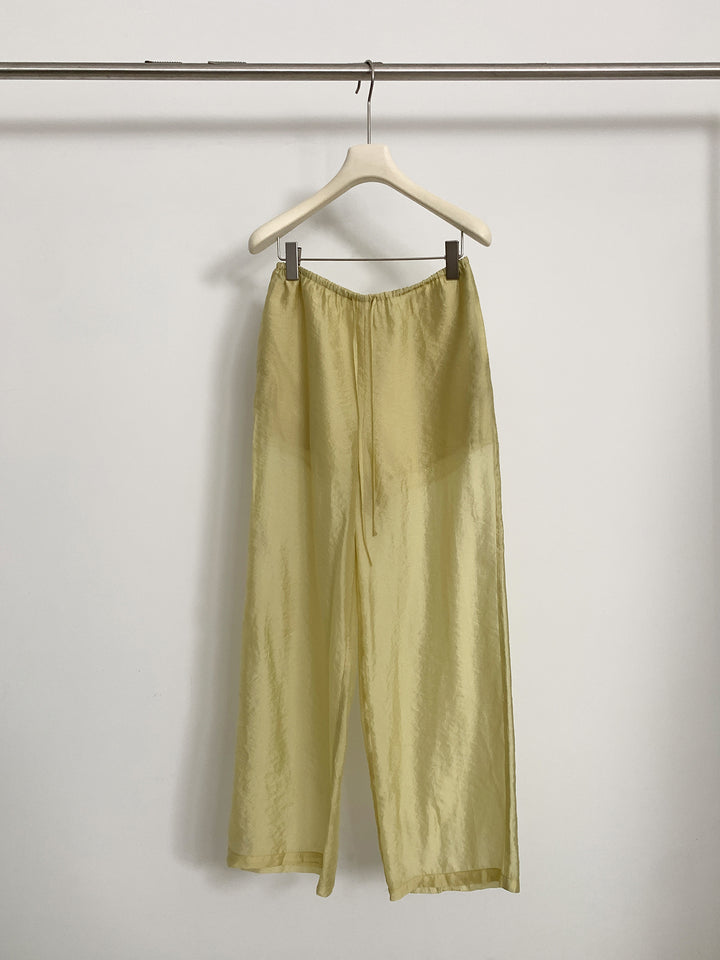 シアーリラックスパンツ