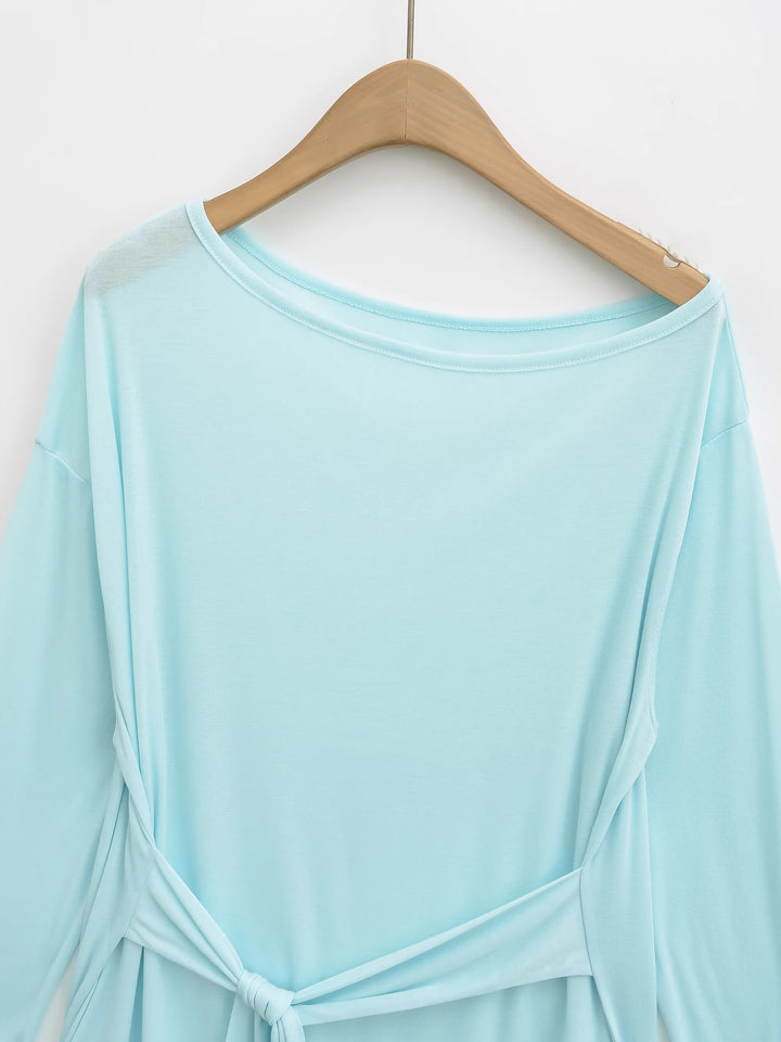 オフショルダーウエストタイトップス