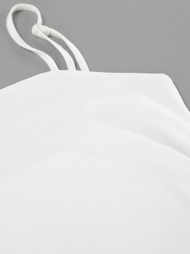 切り替えギャザーキャミソールワンピース