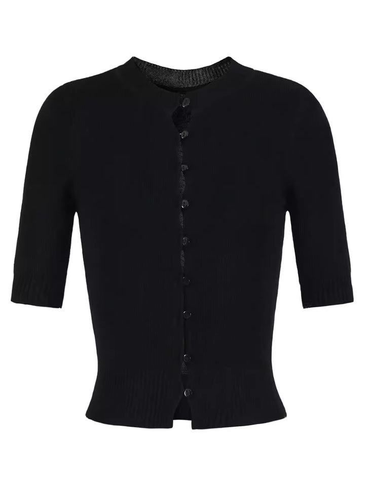 ハーフスリーブニットカーディガン