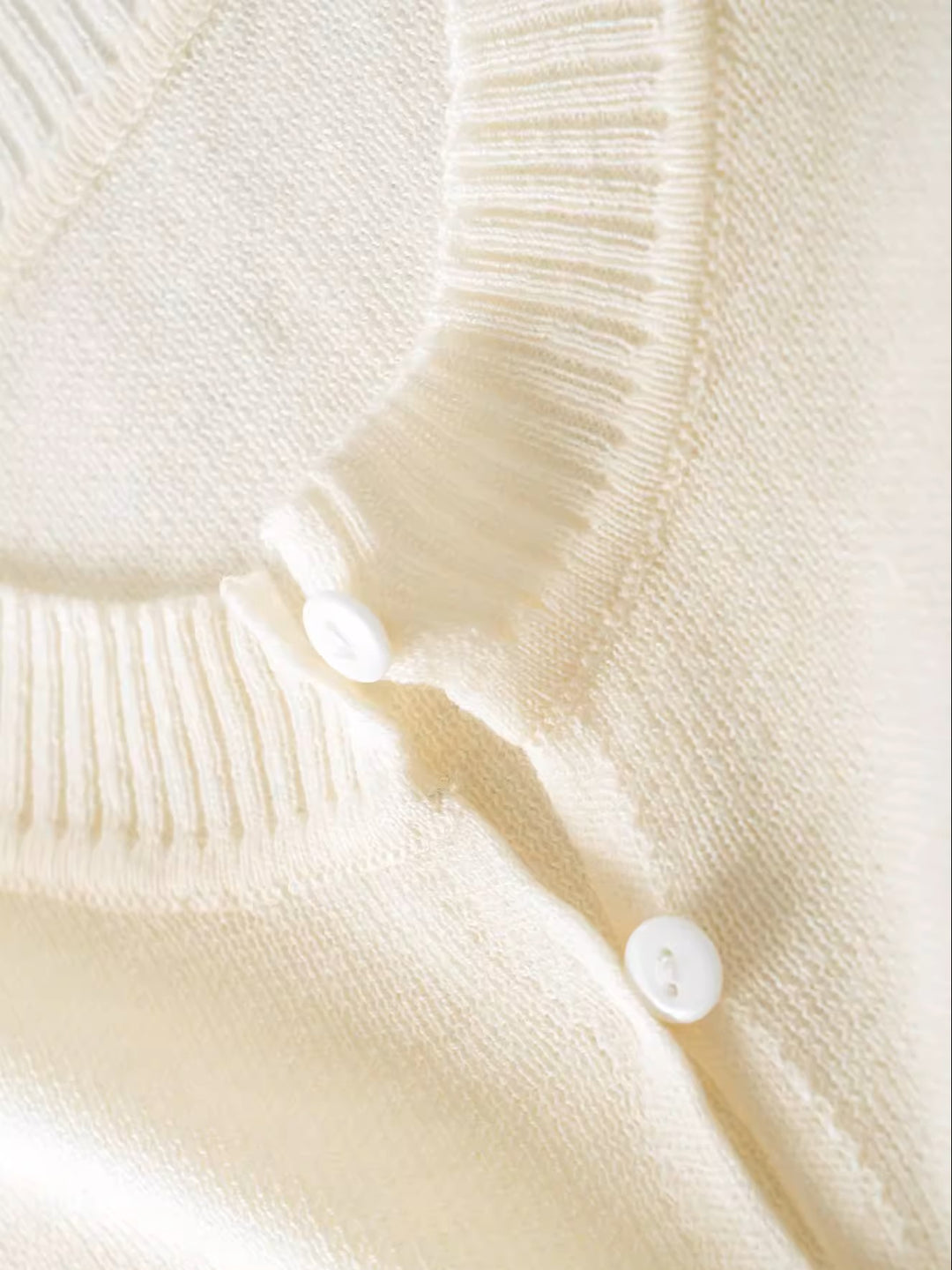 ハーフスリーブニットカーディガン