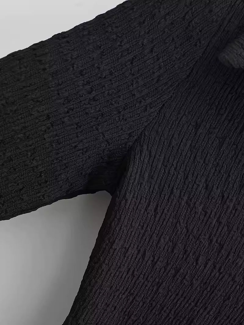 フロントフックオープンカラートップス