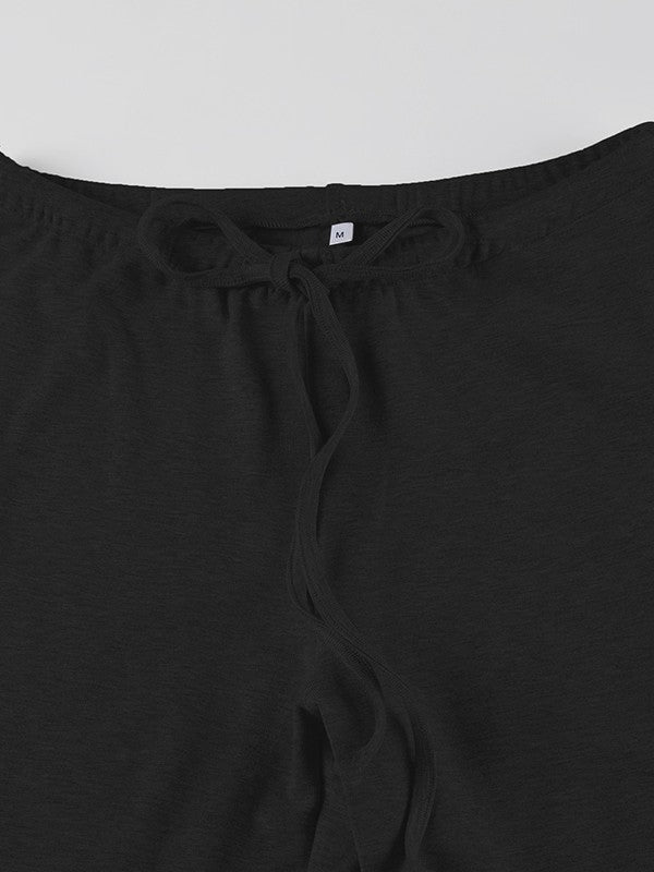 ストレートイージー裏起毛パンツ