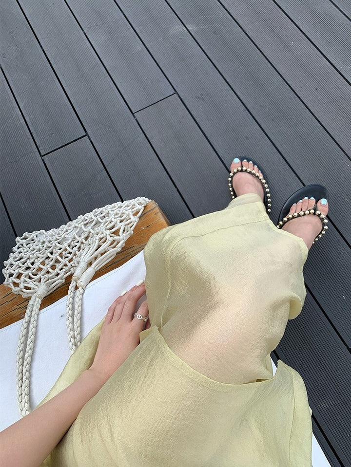 シアーリラックスパンツ