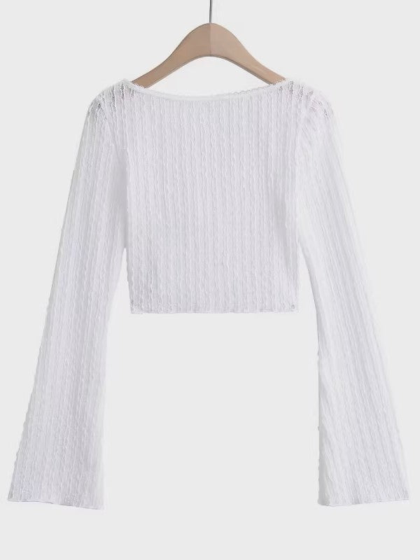 シアークレープリボンカーディガン