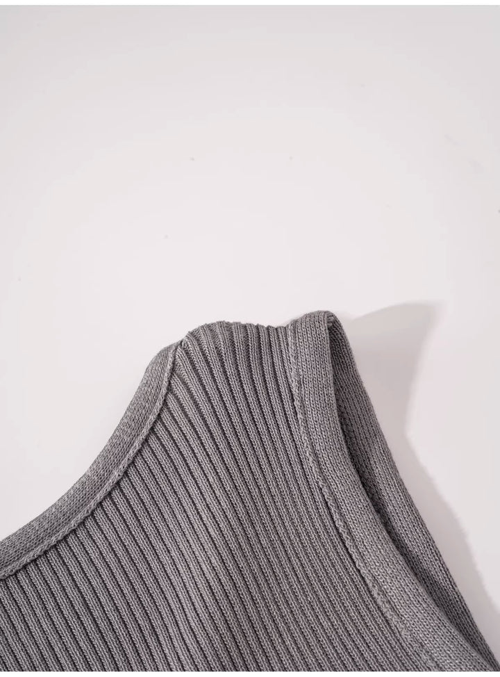 グラデーションリブタンクトップ
