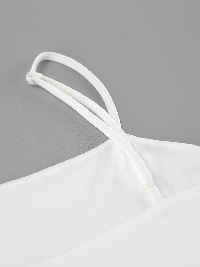 切り替えギャザーキャミソールワンピース