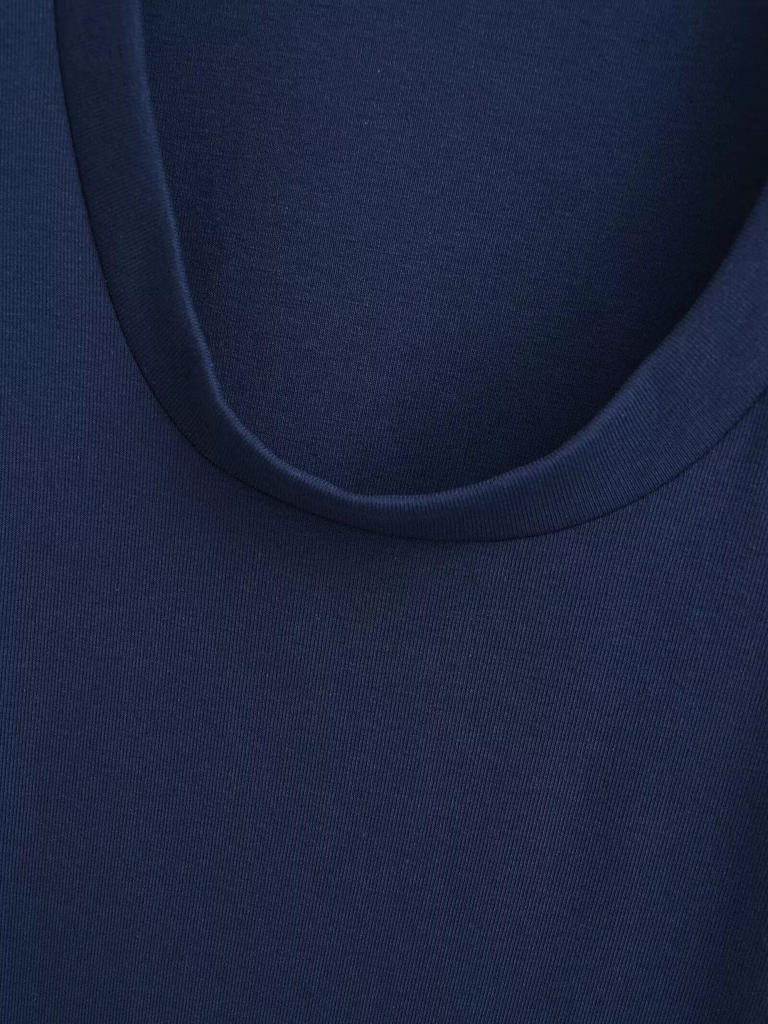 UネックTシャツミニワンピース