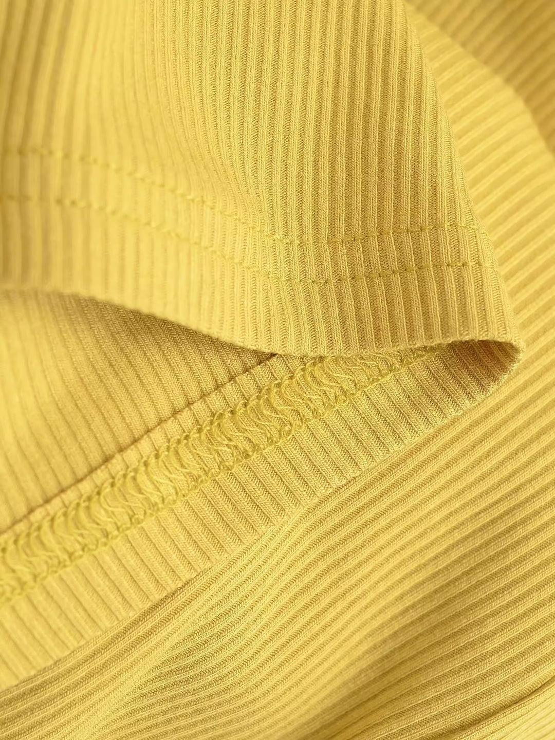 ワンショルダーリブワンピース