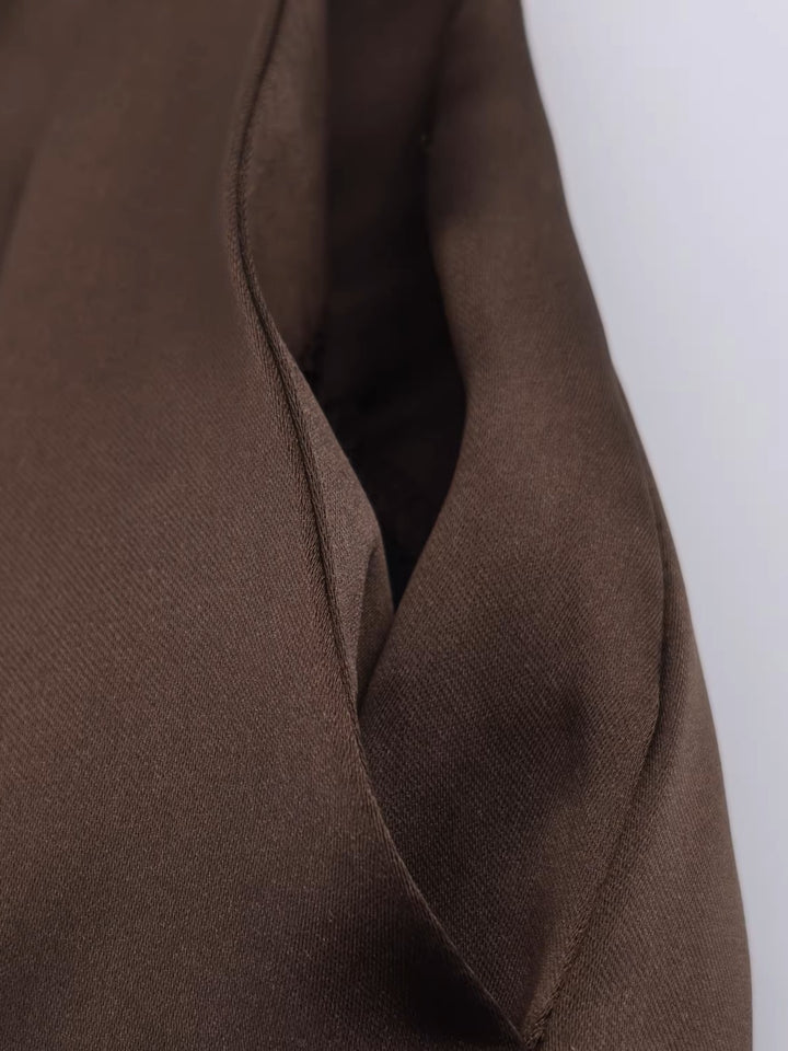 サテンレーストリムショートパンツ