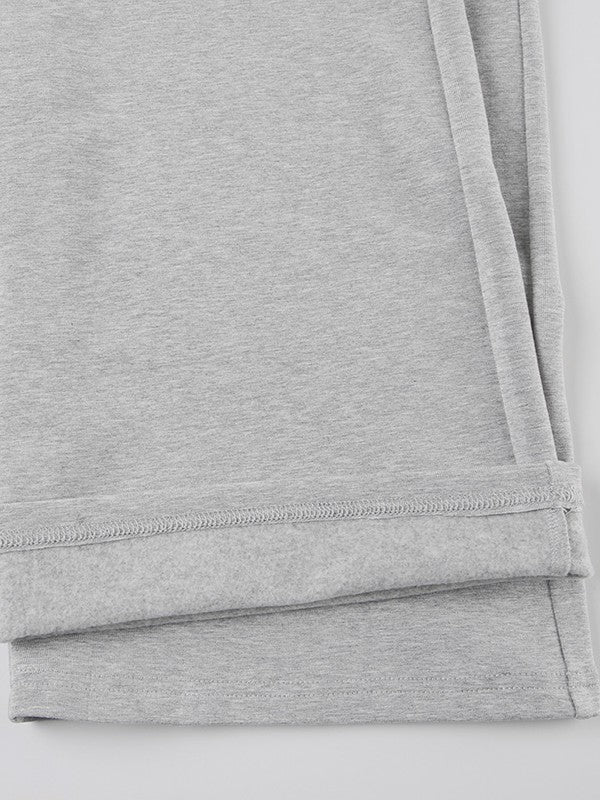 ストレートイージー裏起毛パンツ