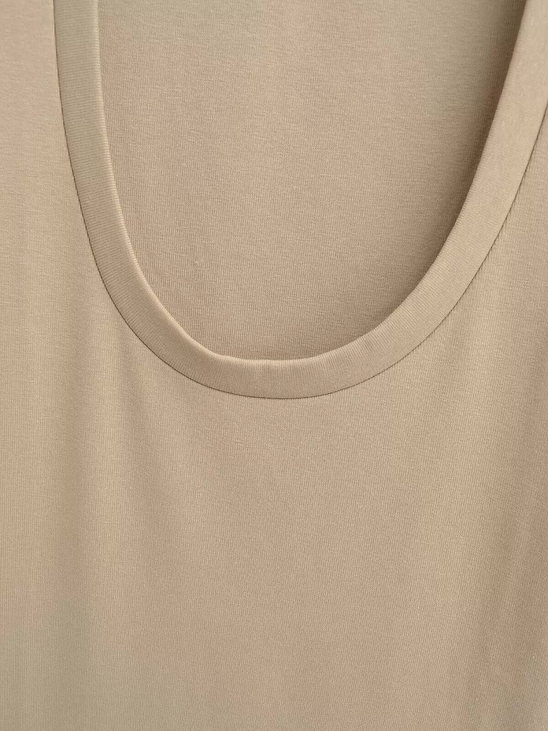 UネックTシャツミニワンピース