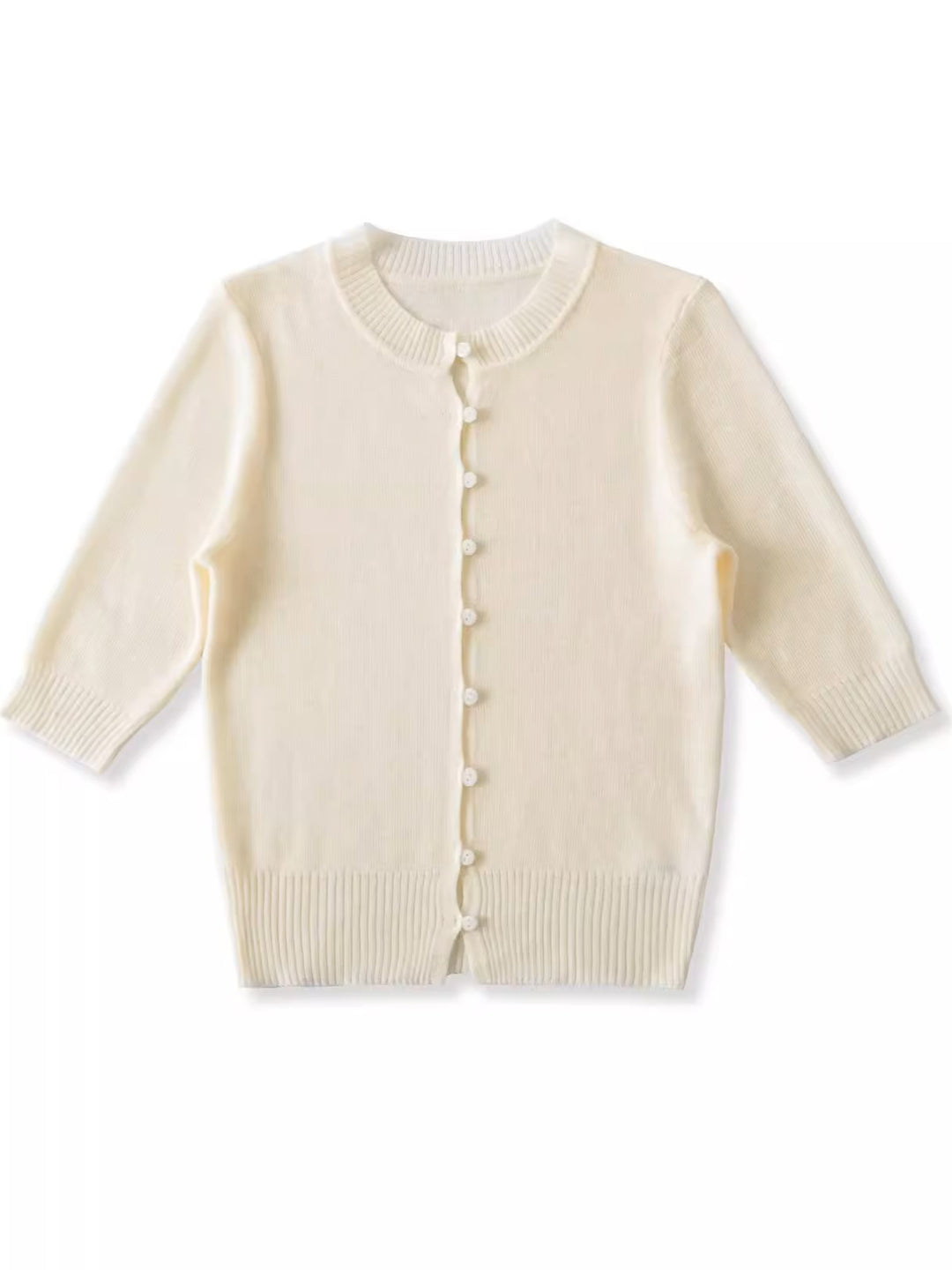 ハーフスリーブニットカーディガン