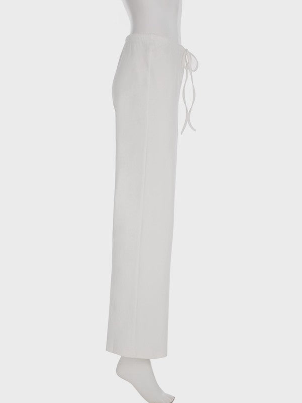 ストレートイージー裏起毛パンツ