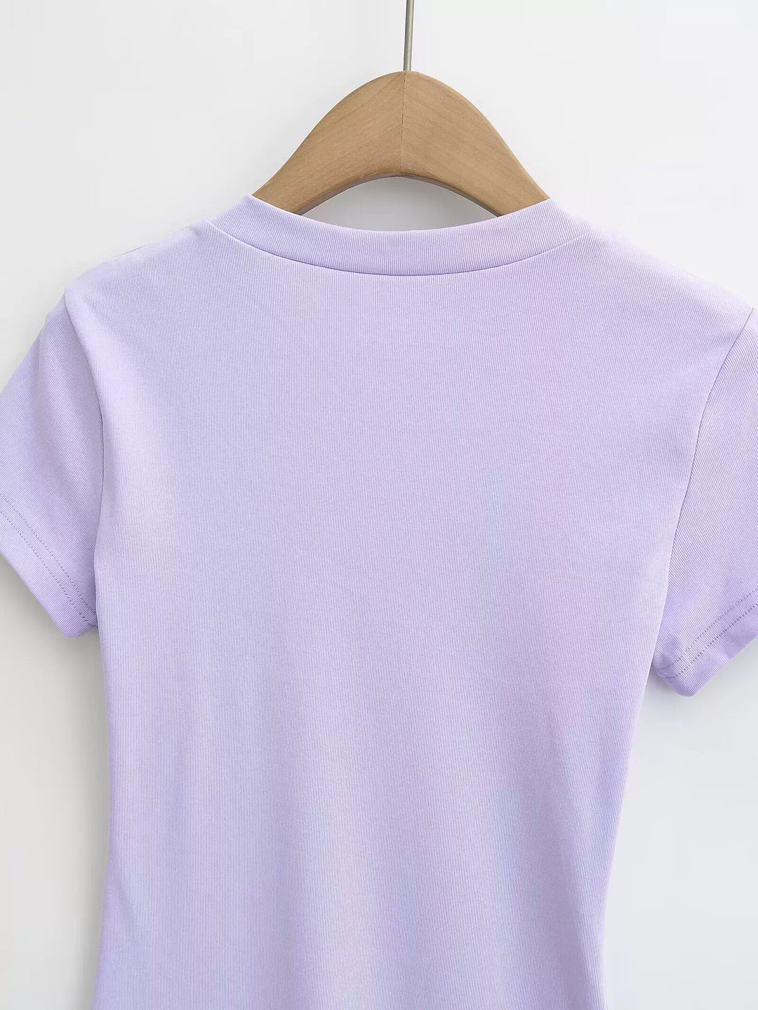 UネックTシャツミニワンピース