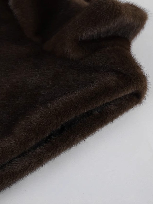 エコファー ハイネックノースリーブベスト