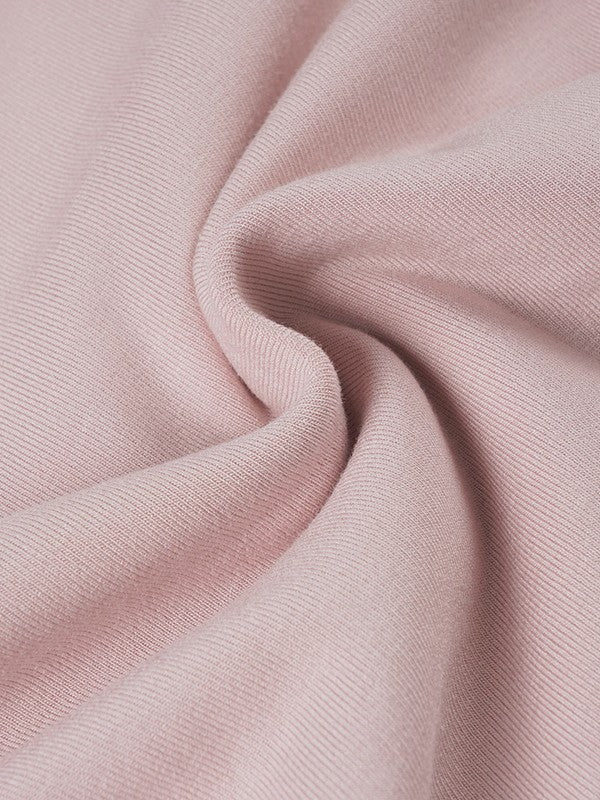 ラップデザイン裏起毛トップス