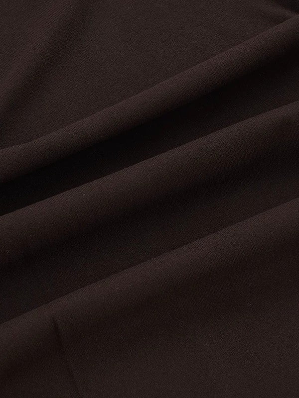 ソフトVネックTシャツフレアクロップドパンツセットアップ