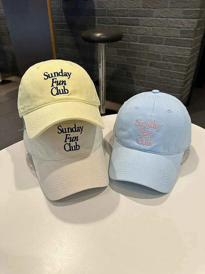 Sunday Fun Club 刺繍Cap