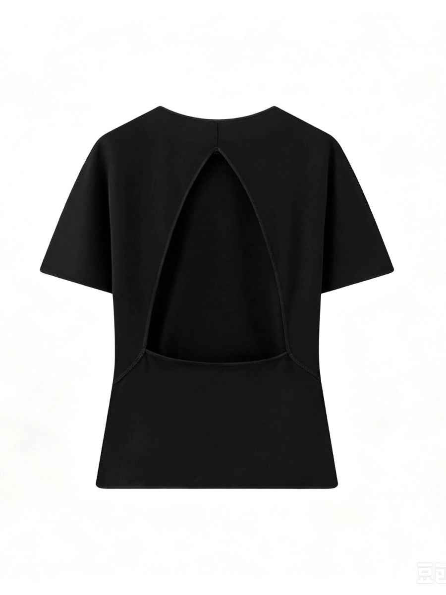 バックオープンTシャツパンツセット