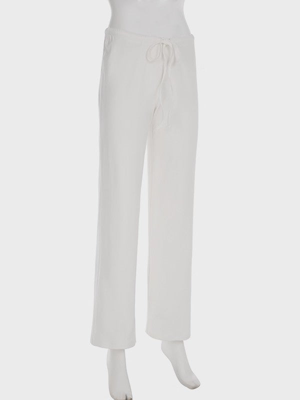 ストレートイージー裏起毛パンツ