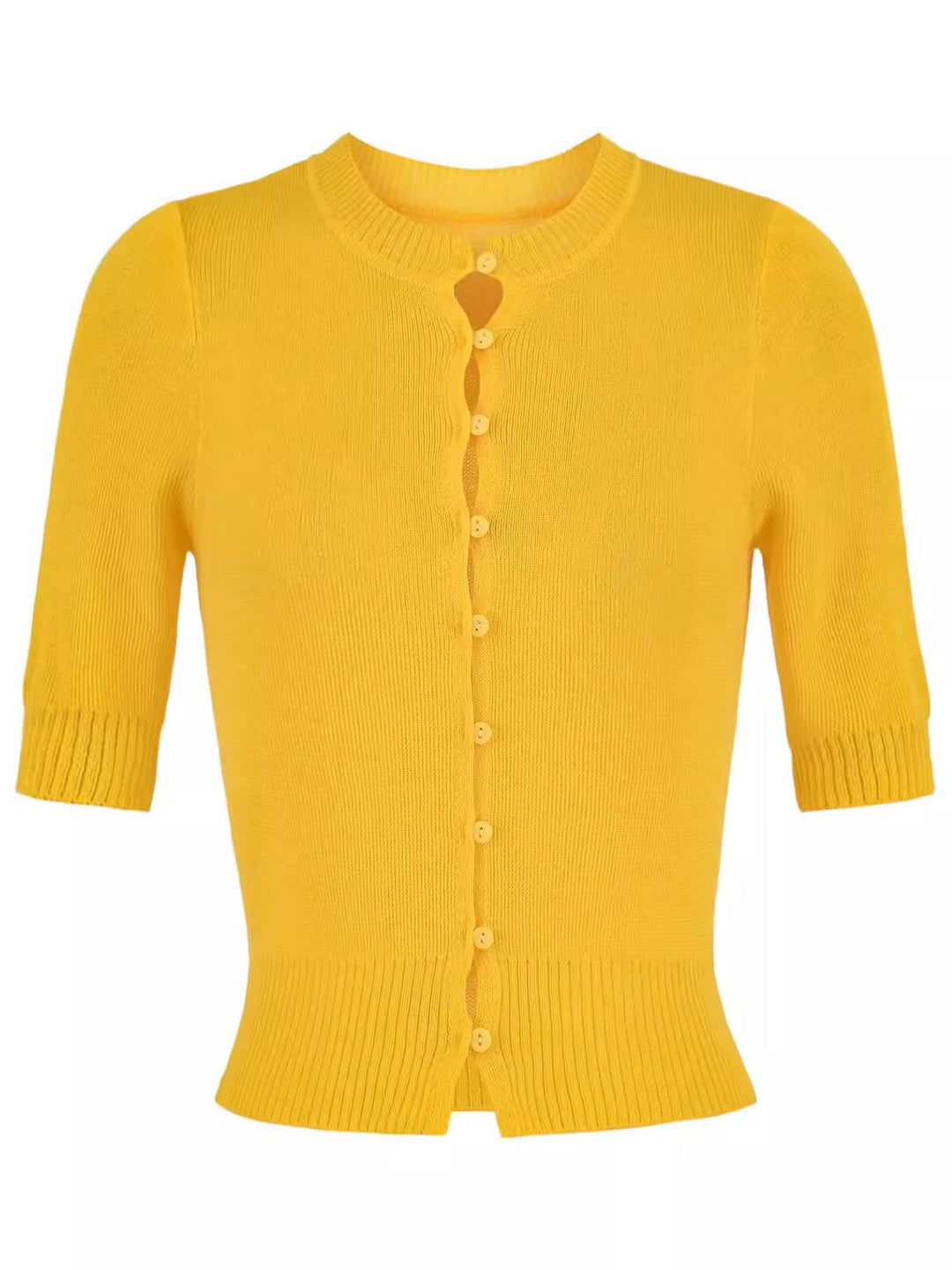 ハーフスリーブニットカーディガン