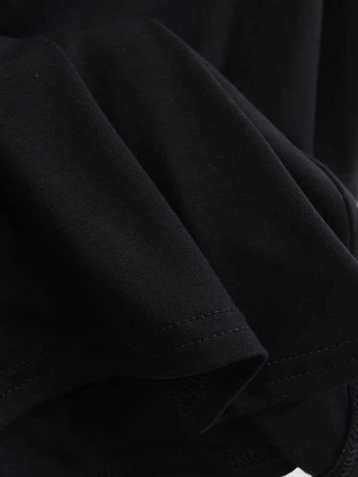 アシンメトリードレープスカート