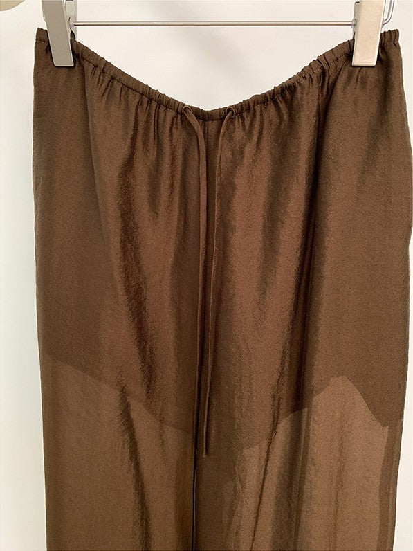 シアーリラックスパンツ