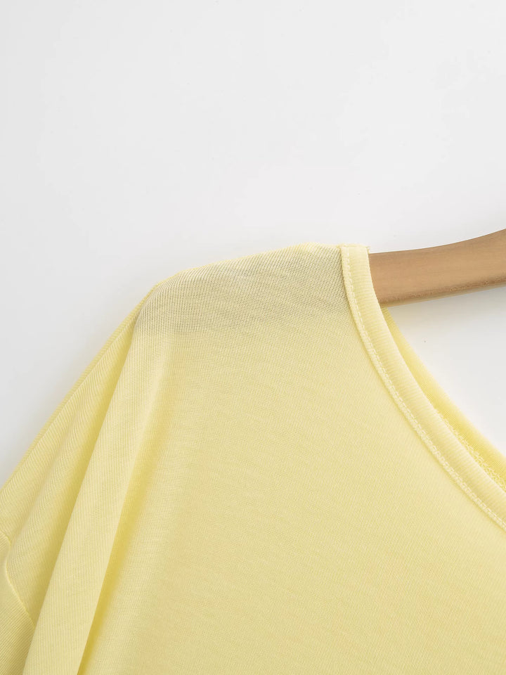 オフショルダーウエストタイトップス